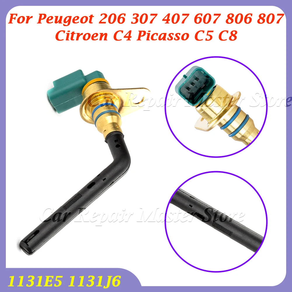 

Для Peugeot 206 307 407 607 806 806 807 Citroen C4 Picasso C5 C5 C8 1131E5 1131J6 Датчик фильтра масляного бака двигателя Электрический средний