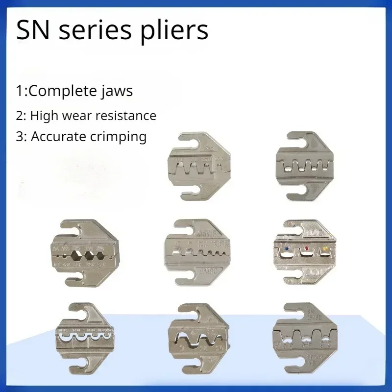 Crimpando a ferramenta Alicerça, Crimp Jaw Set,4mm Slot Jaws, SN-48BS, 58B, 02C, 2546B, 2549, 06, X6, 06WF, 03H, usado para frisar terminais