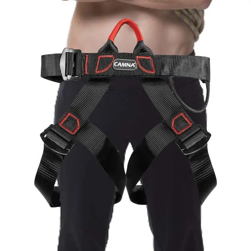 Anti-Fall Safety Belt Adjustable Harness for Outdoor Activities Half-Body Climbing Mountain Work Tools Altitude Climbing