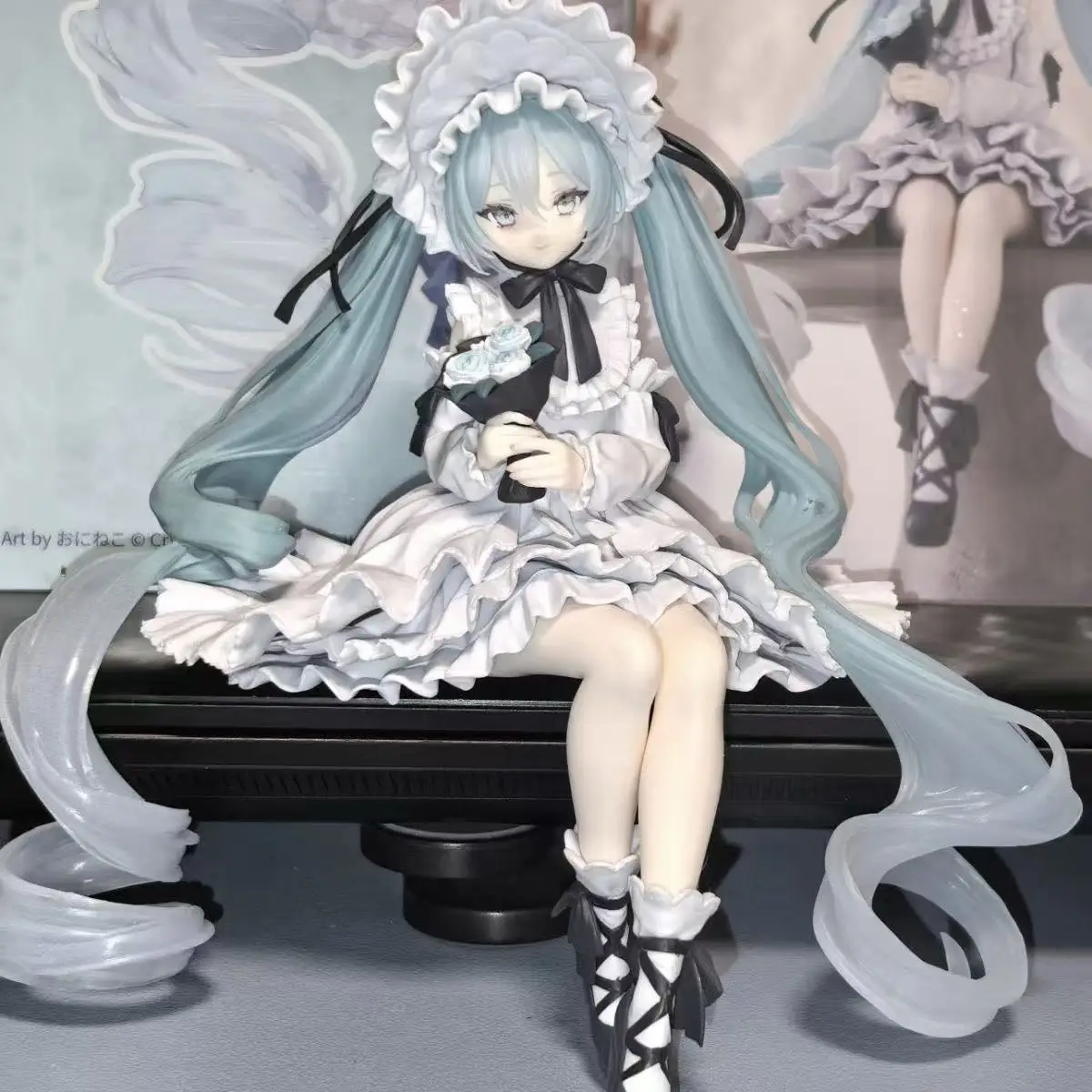 12cm Miku Anime-Figur Retro Schönes Mädchen Puppe Sammlerstück Desktop-Ornament Sofort Heim- und Bürodekoration Geburtstagsgeschenk für Erwachsene