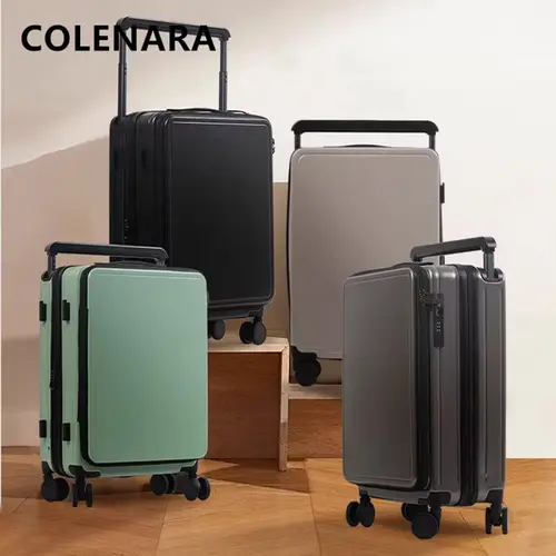 COLENARA 20"Luggage Travel Bag Student ABS + PC Boarding Box 26 Inches Men's Large Capacity Trolley Case Women's Cabin Suitcase - Image 2