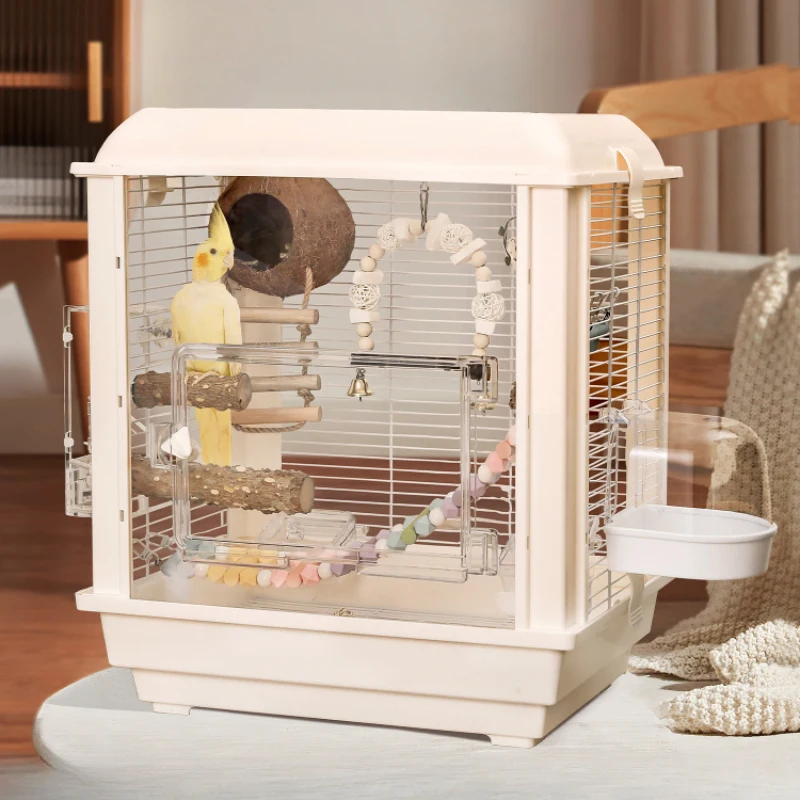 Parrot Mochila Birdcage Accessories Feeder Hamster Nest Rabbit Cage Outdoor Palomas Gaiola Para Passaros Pet Supplies CY50BC