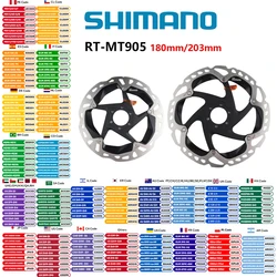 Shimano XTR RT-MT905 6-Screw Disc Brake Rotor ICE TECHNOLOGIES FREEZA 203mm/180mm For MTB Mountain Bike Original Shimano Parts