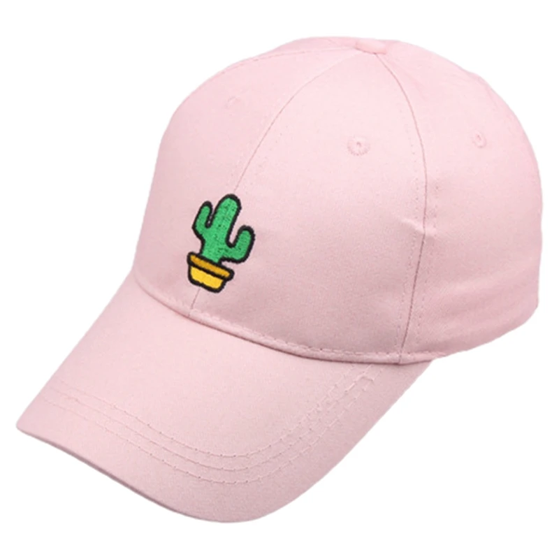 2024 Unisex Summer Visors Caps Cactus Embroidered Baseball Cap Breathable Cotton Sun Hats Cycling Running Snapback Hat Casquette