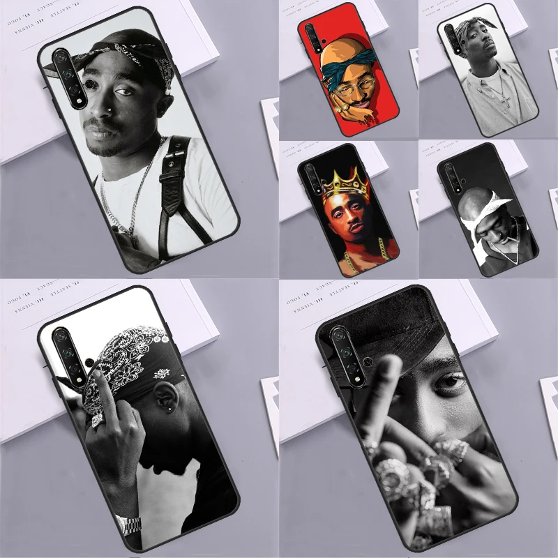 2pac Tupac Shakur Rap Rapper Case For Huawei Nova 11i 8i 3i 10 9 SE 5T Y60 Y61 Y70 Y90 P20 P40 P30 Lite P60 Mate 60 Pro