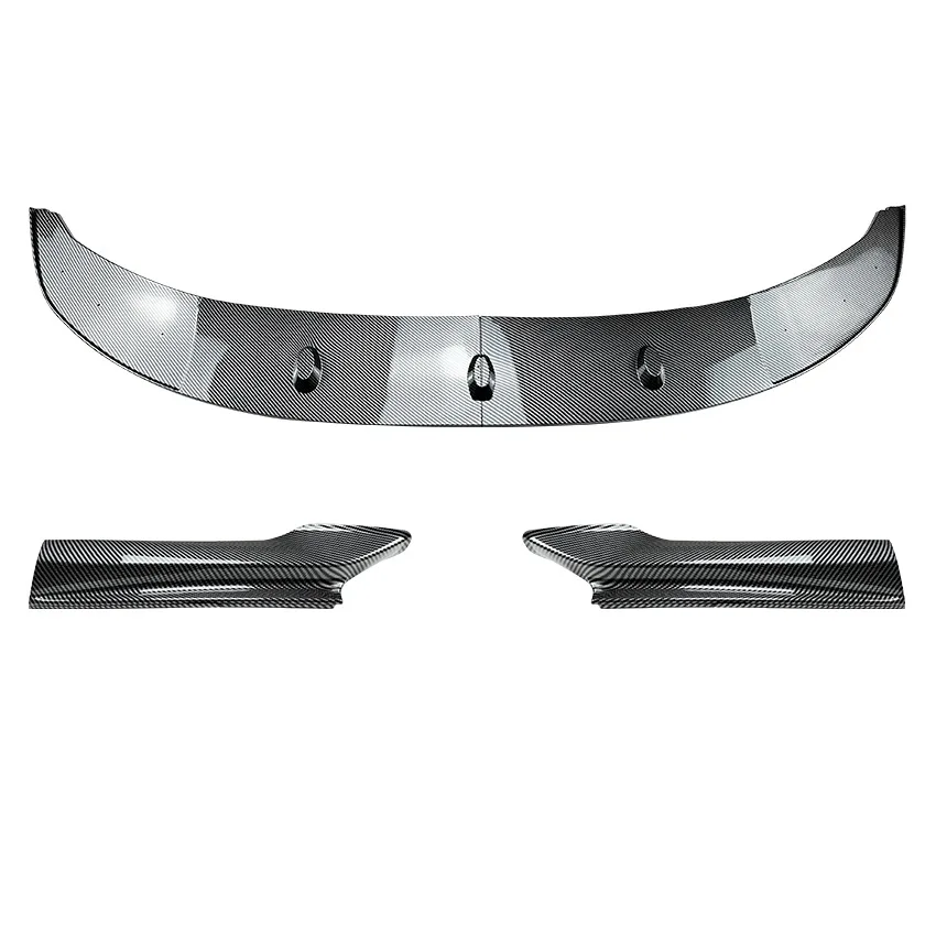 For BMW 5 Series F10 535i 528i M Sport 2011 2012 2013 2014 2015 2016 Front Bumper Lip High Quality ABS Glossy Black Body Kit