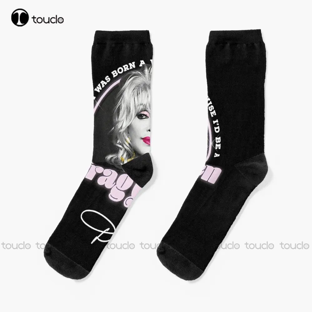 Dolly Parton Drag Queen Socks Socks Youth High Quality Cute Elegant Lovely Kawaii Cartoon Sweet Cotton Sock Custom Gift Colorful