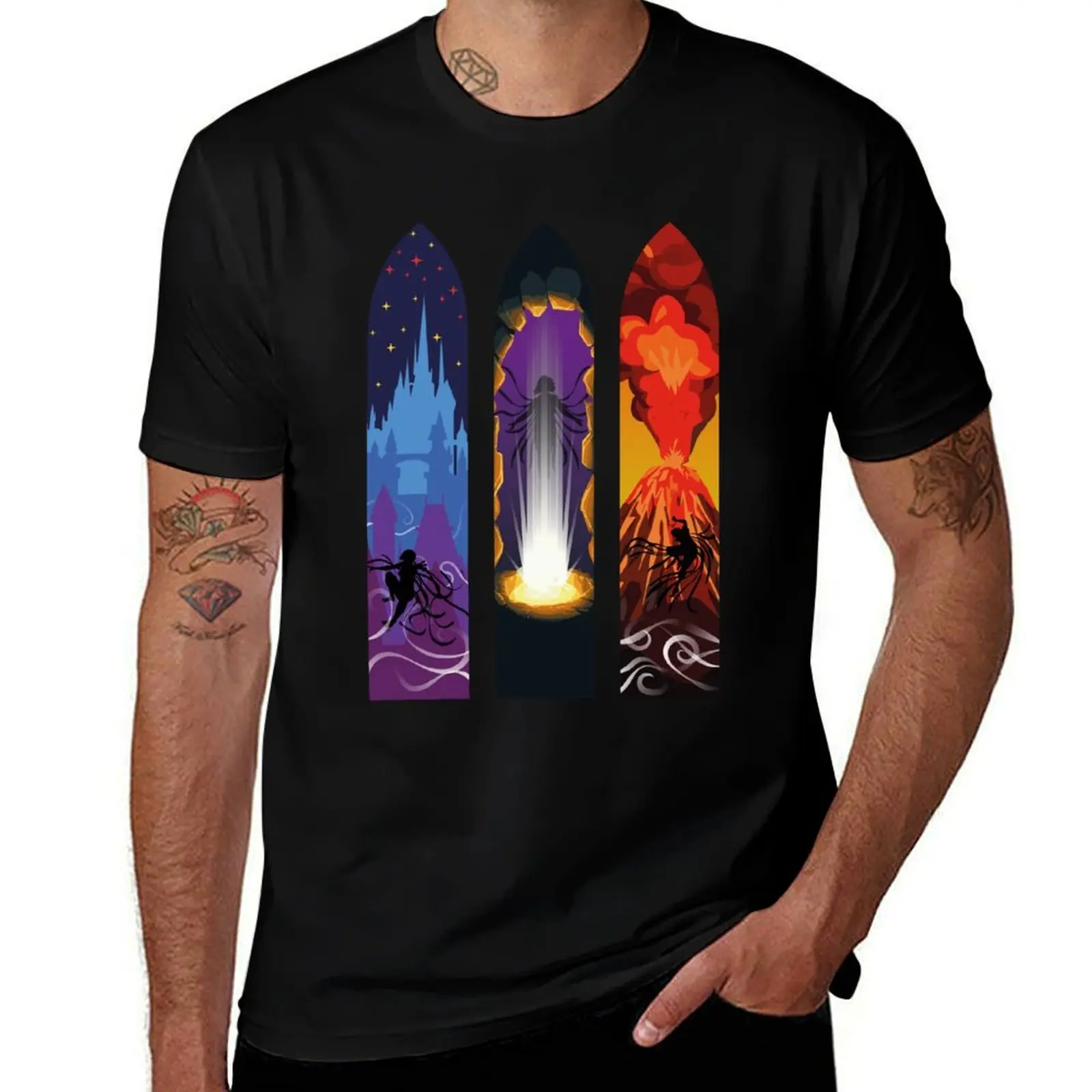 

Mistborn - Original saga T-Shirt Big and Tall Solid Color T-Shirt