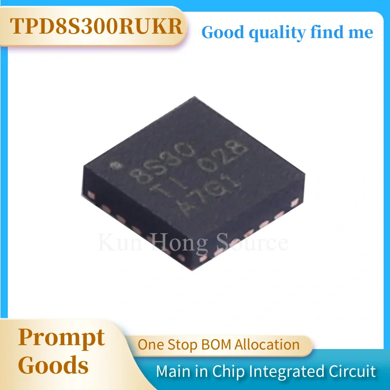 100% New TPD8S300RUKR TPD8S300 8S30 QFN Chipset