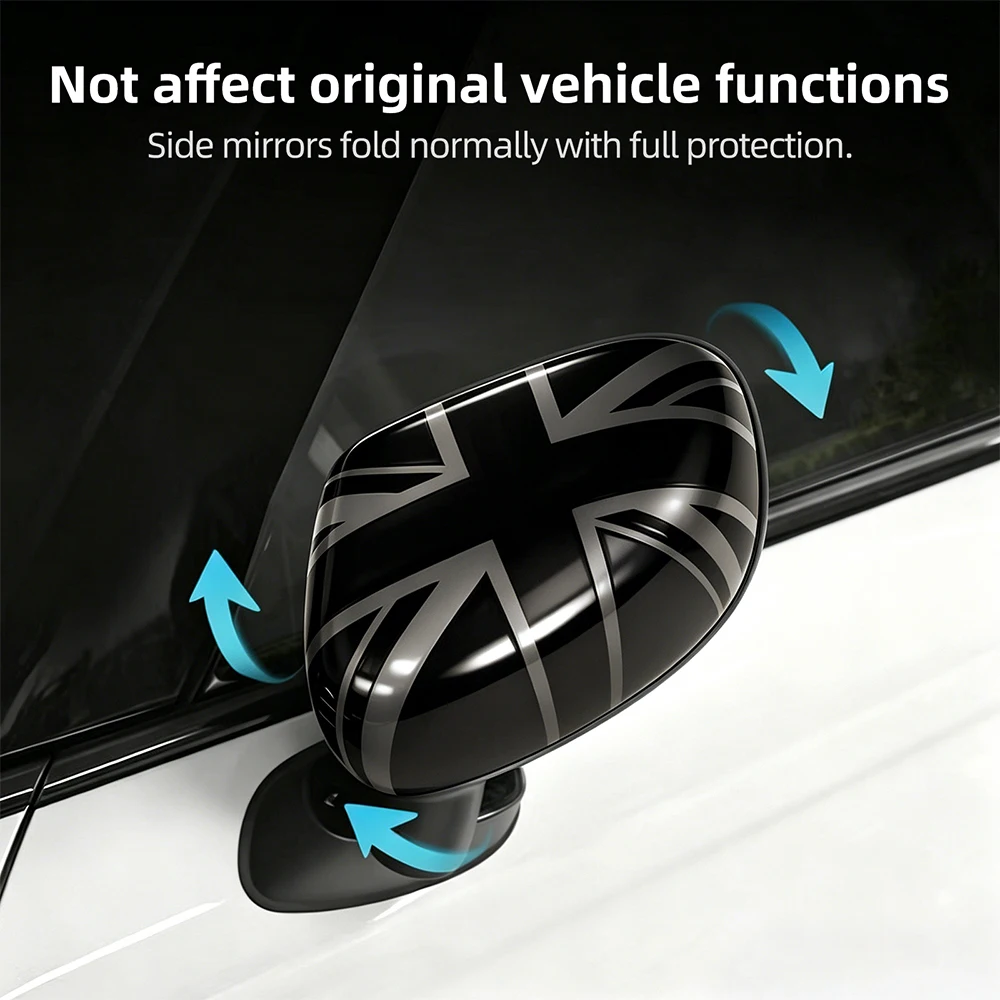 For Mini Cooper F66 F65 F67 ABS Car Mirror Exterior Decorative Car Rearview Mirror Housing Shell Accessories