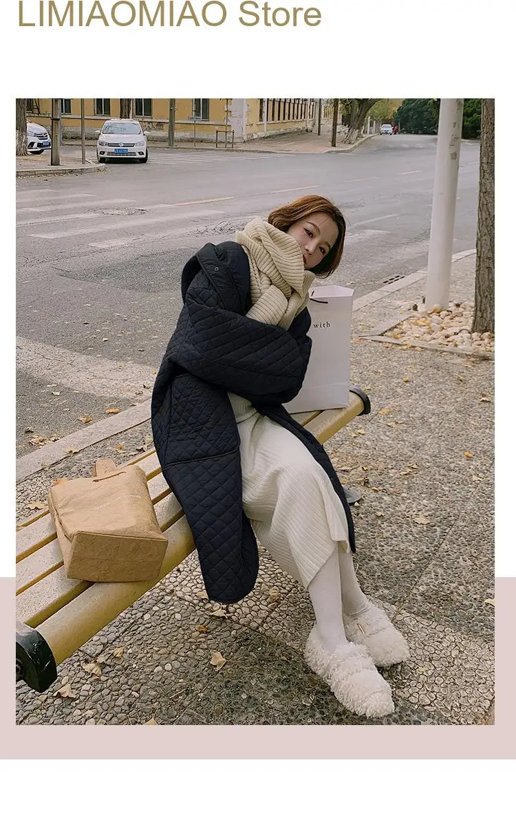 New korean design Cotton Jacket Women Padded Coat Female Solid Warm Puffer Parka Jackets