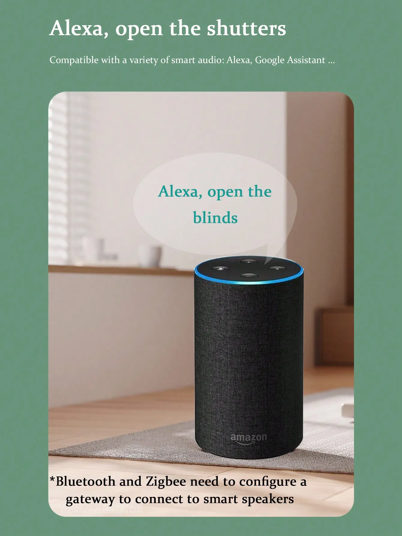Zigbee Curtain Smart life Motor Automated Electric Curtains Customized Track with RF Remote Alexa Alice Voice