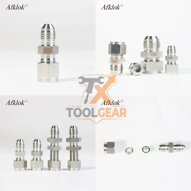 2026hotsale* High Pressure Compression Tube Fittings Stainless Steel 316L Resistant and Durable for Engineering