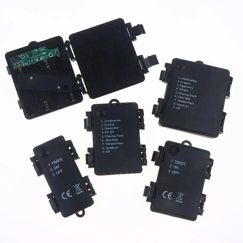 2/3/4 Sections AA Battery Holder AA 3V No.5 Waterproof Battery Cartridge With Timing Function For Universal Indoor Light String