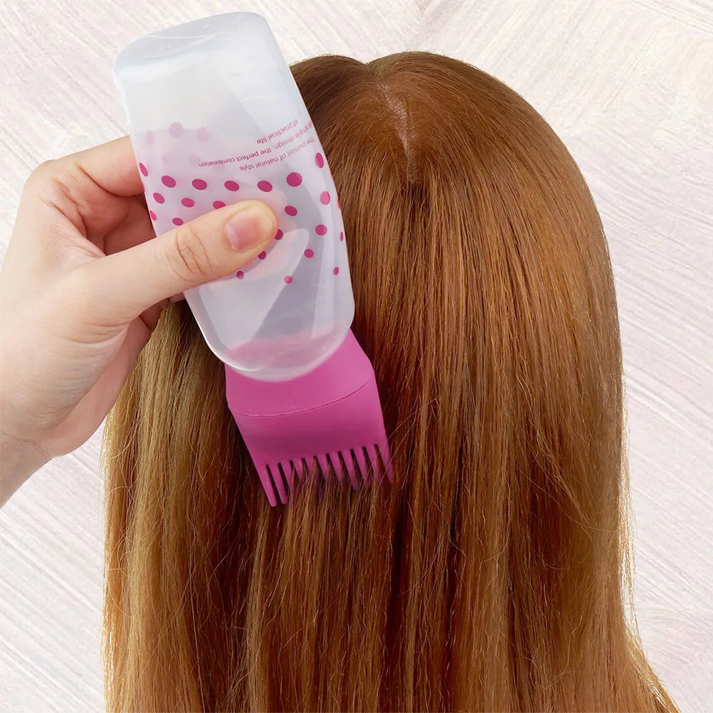 

6Pcs Root Comb Applicator Bottle for Hair Coloring Dyeing Oiling Professional Hair Styling Supplies Reusable Easy