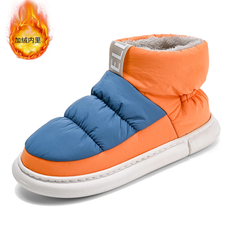 جديد كبير الحجم الرجال أحذية الثلوج موضة أحذية رياضية سميكة سوليد أكسفورد أحذية رجالية الدفء أحذية دراجة نارية غير رسمية أحذية رجالي #2