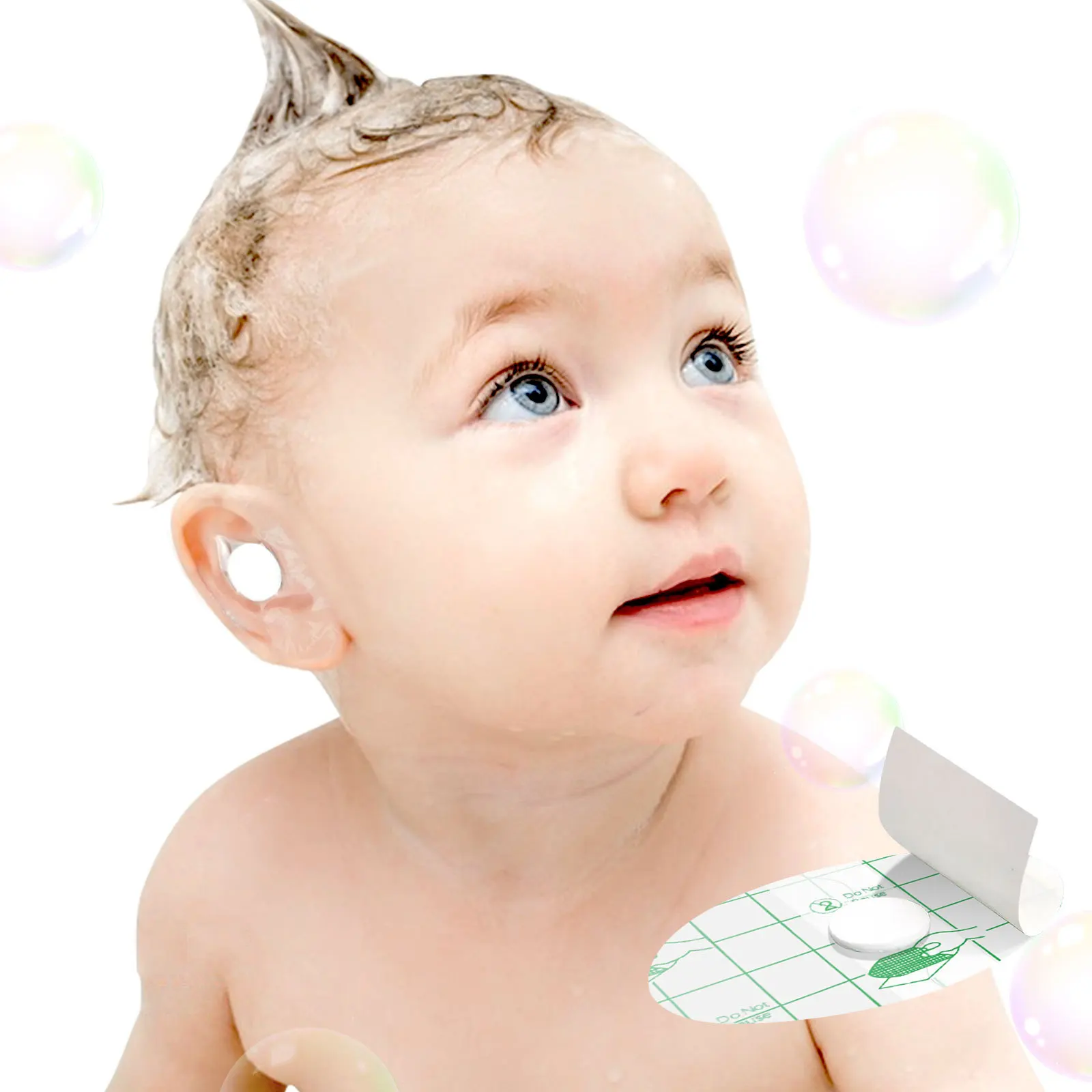 20pcs Waterproof Earmuffs Baby Swimming Ear Pads Ear Stickers Waterproof Earmuffs Ear Protector Shower Cap Tool For Kids Adults