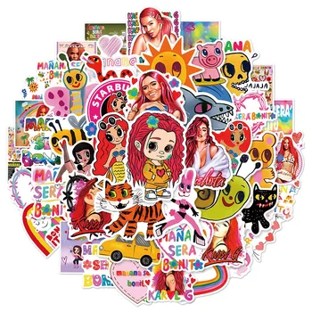 10/30/50 יחידות מדבקות Singer Manana Sera Bonito עמידות במים Karol G מדבקת רכב אופנוע מחברת מחשב נייד סקייטבורד מדבקות
