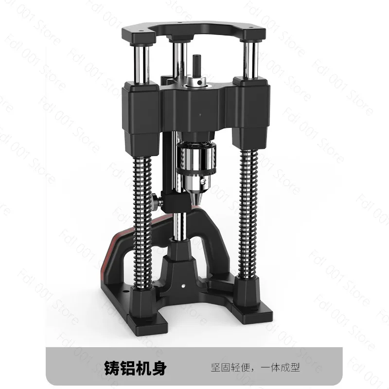 For drilling in wood, aluminum profiles and angled angles - Versatile vertical drilling and tapping guide with graduations