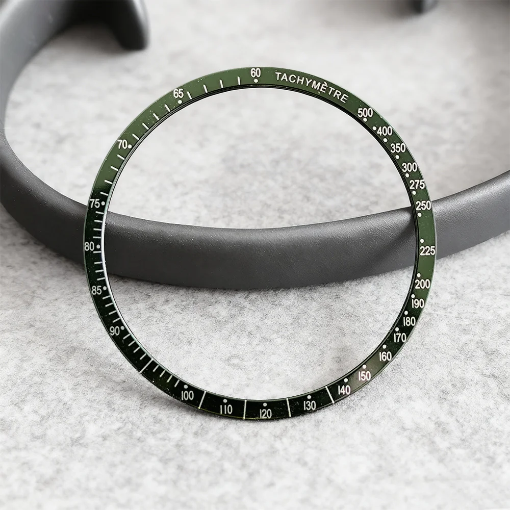 Bezel VK63 38.5*34mm Bezel Aluminium Datar Pengganti Aksesoris Jam Tangan Untuk Casing VK63 Aksesoris Bezel Suku Cadang