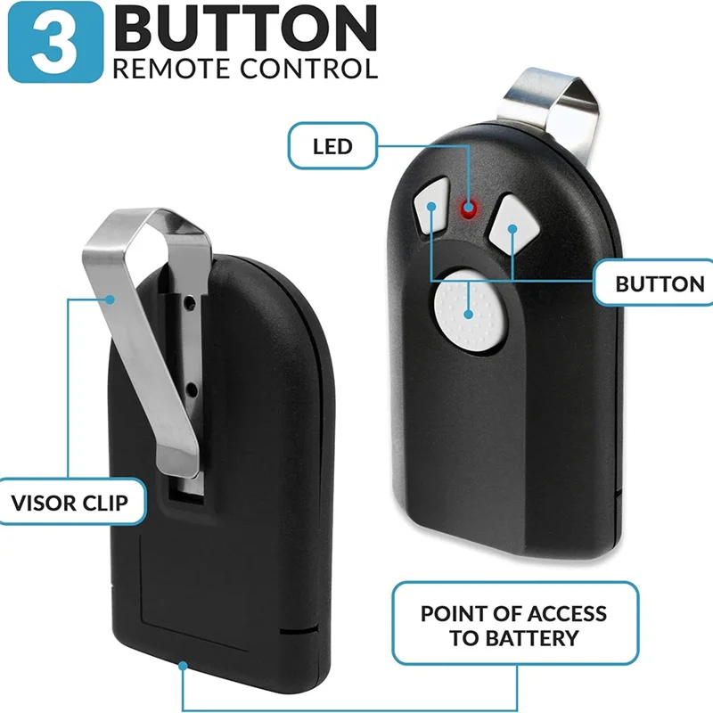 

B30C-2 шт. для GIT-3 ACSCTG Type 3 Intellicode Genie, устройство открывания гаражных ворот, замена дистанционного управления