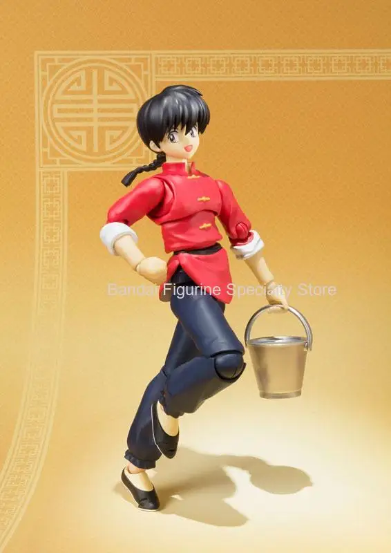 In voorraad 100% Originina BANDAI SH Figuarts Ranma Saotome Ranma 1/2 Op Voorraad Anime Action Collection Figures Model Speelgoed Figura Geschenken