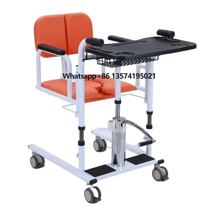 

Portable Hydraulic Patient and Elderly Transport Lift Chair for Bedridden Elderly Foldable Lift Aid