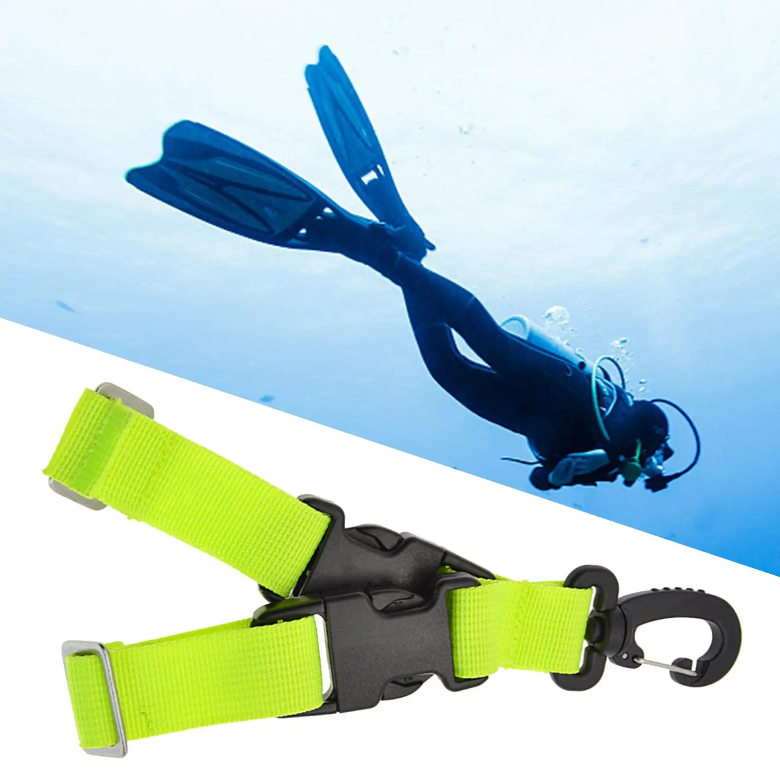 Diving Flippers Buckles Diving Fin Keeper Strap Snorkel Keeper Strap for Men