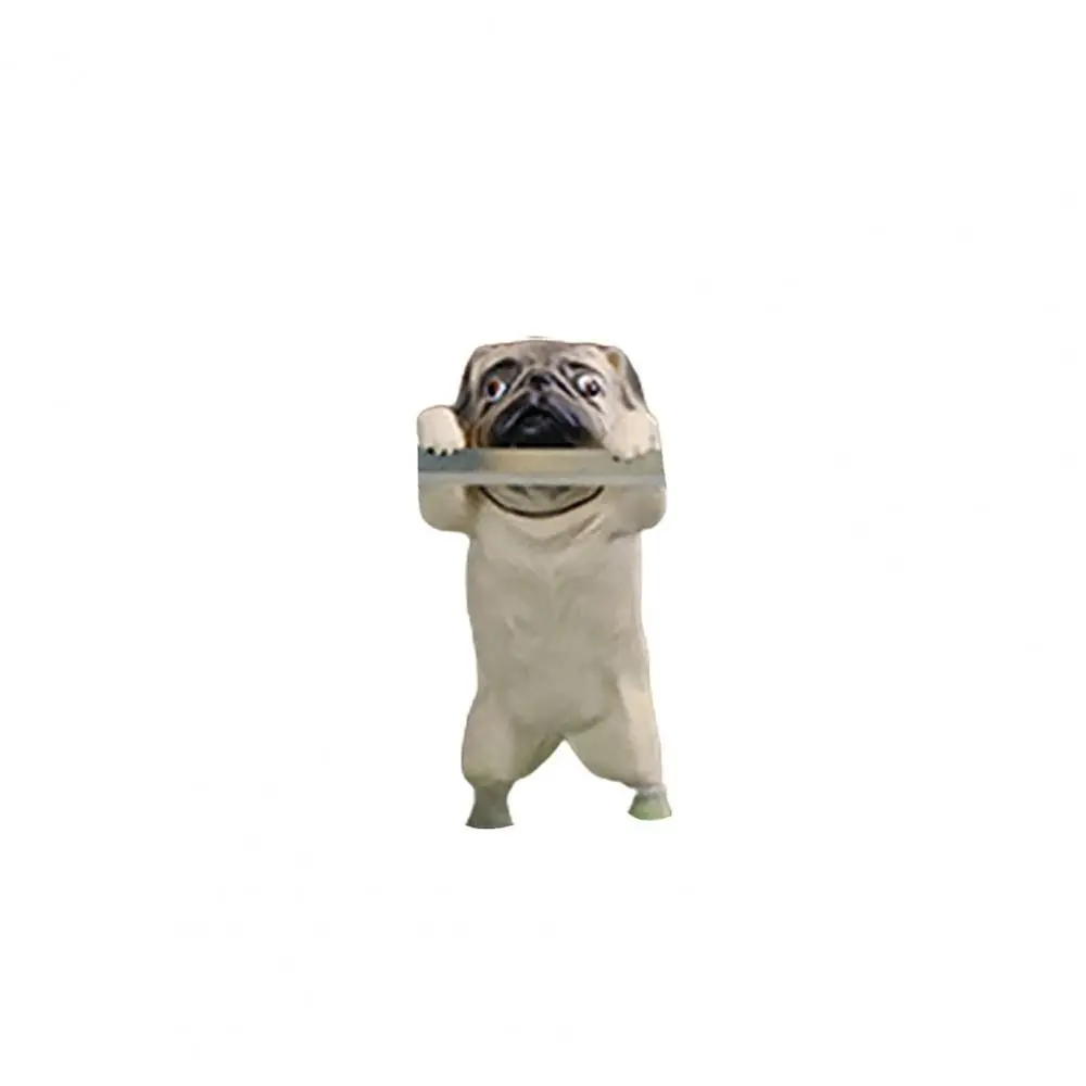 Accessories Fall Resistance Fish Tank Dog Ornament Small PVC Dog Miniatures Handmade Cartoon Aquarium