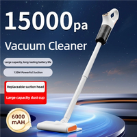 New 15000PA Portable Cordless Vacuum Cleaner 120W High Suction USB Rechargeable Cordless Home Vacuum Cleaner Mopping Machine