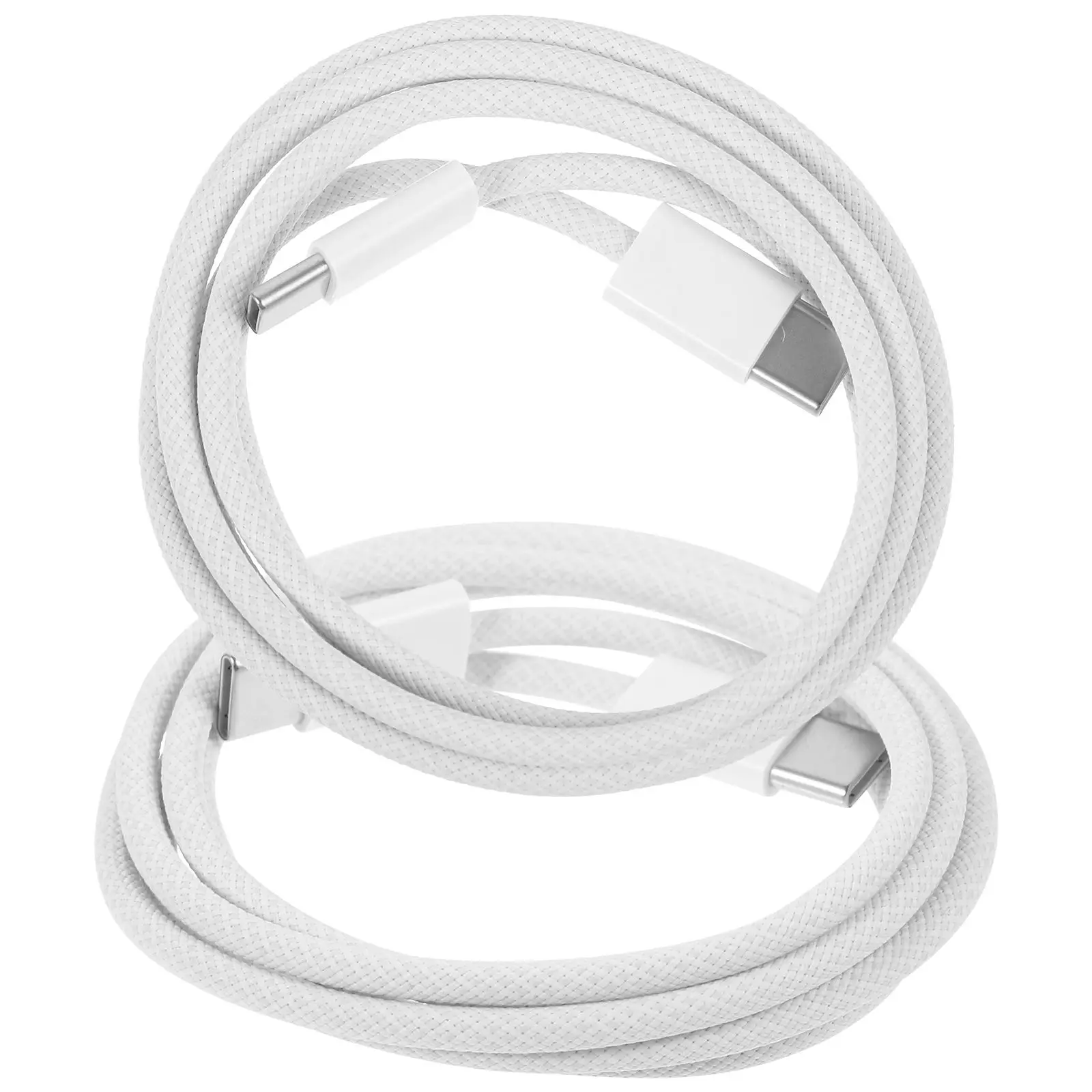 

2 Pcs Charger Cable Cellphone Data Line Telephone Cord Portable Charging Adapter Fabric Cables