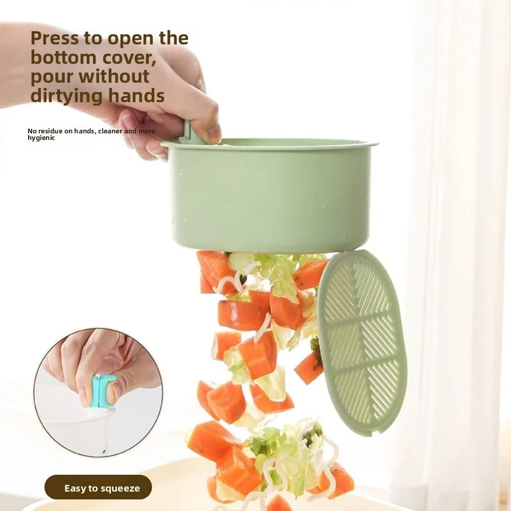 

2Pcs 2 in 1 Sink Hanging Strainer Basket Detachable Openable Bottom Cover Faucet Hanging Filter Bag Quickly Drain