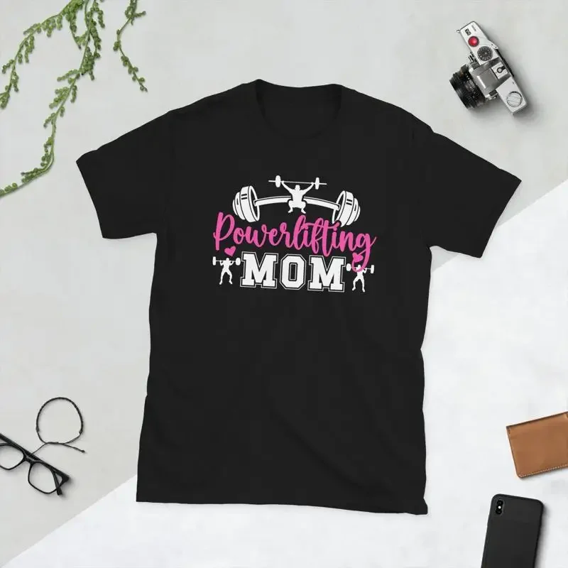 Cute Powerlifting Mom Of A Powerlifter Mother T Shirt