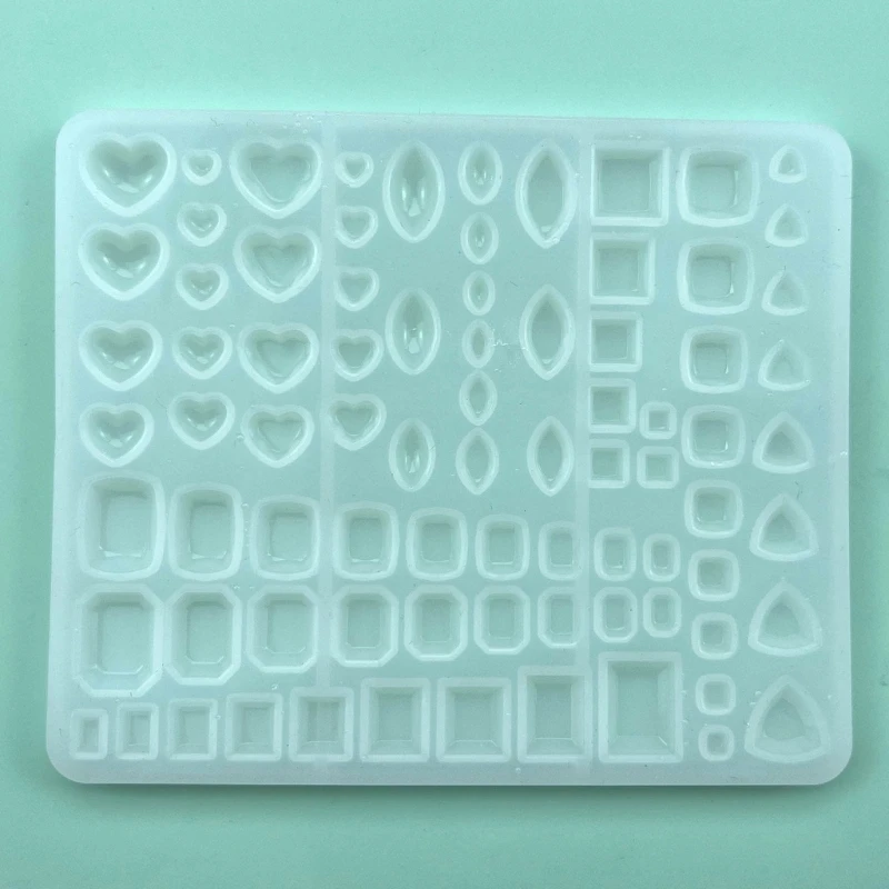 Square Epoxy Resin Moulds Crystal Diamond Jewelry Casting Mould DIY Art