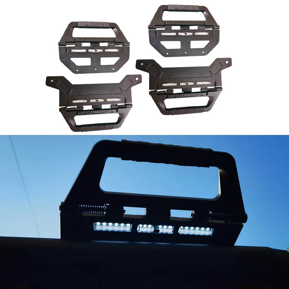 JL Front and rear interior top door handles with lights for Jeep for Wrangler2018+ JL1348