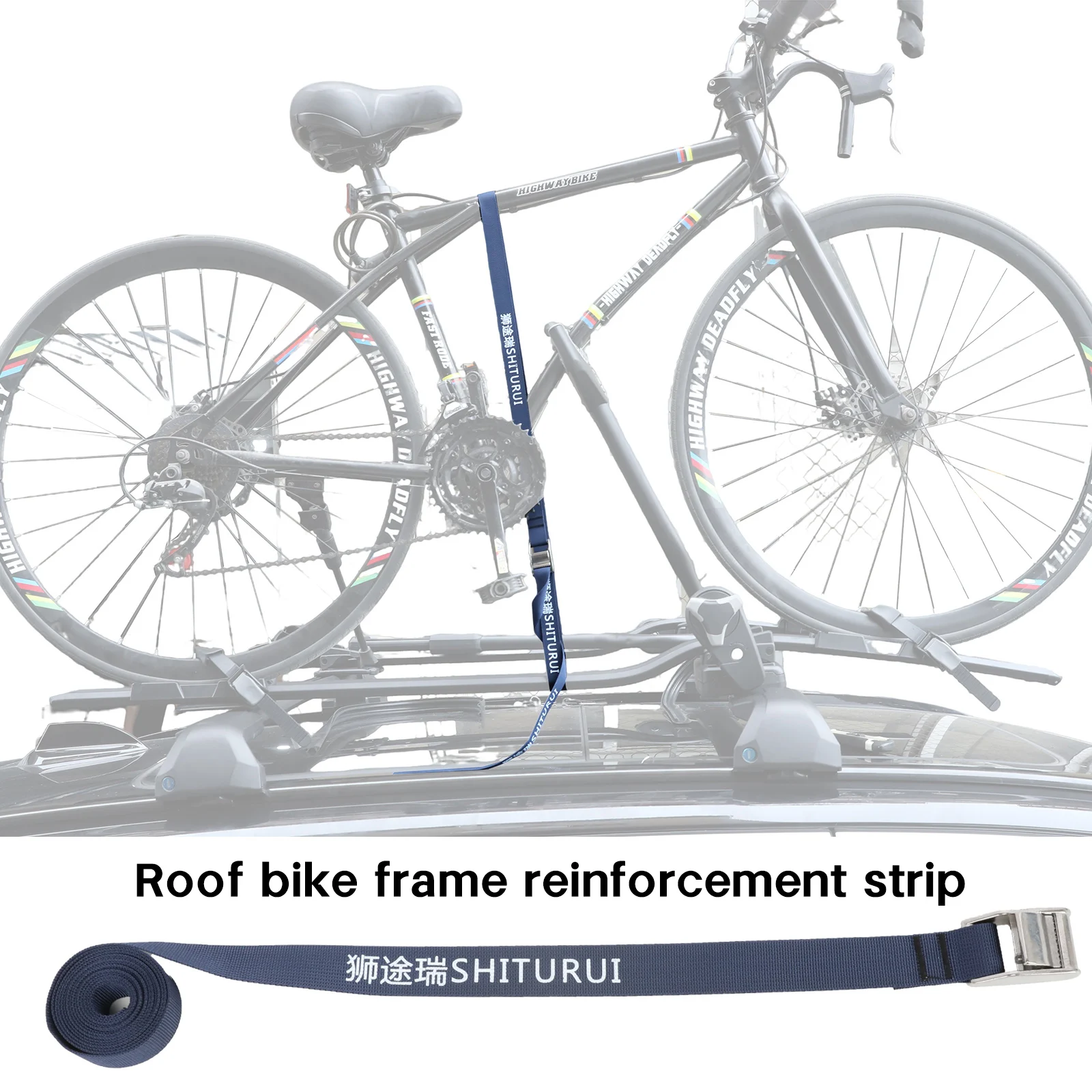 

Ремень на раму велосипеда Roof 598, усиленный ремень, рама для велосипеда 591, материал из нержавеющей стали 304, утолщенный ремень