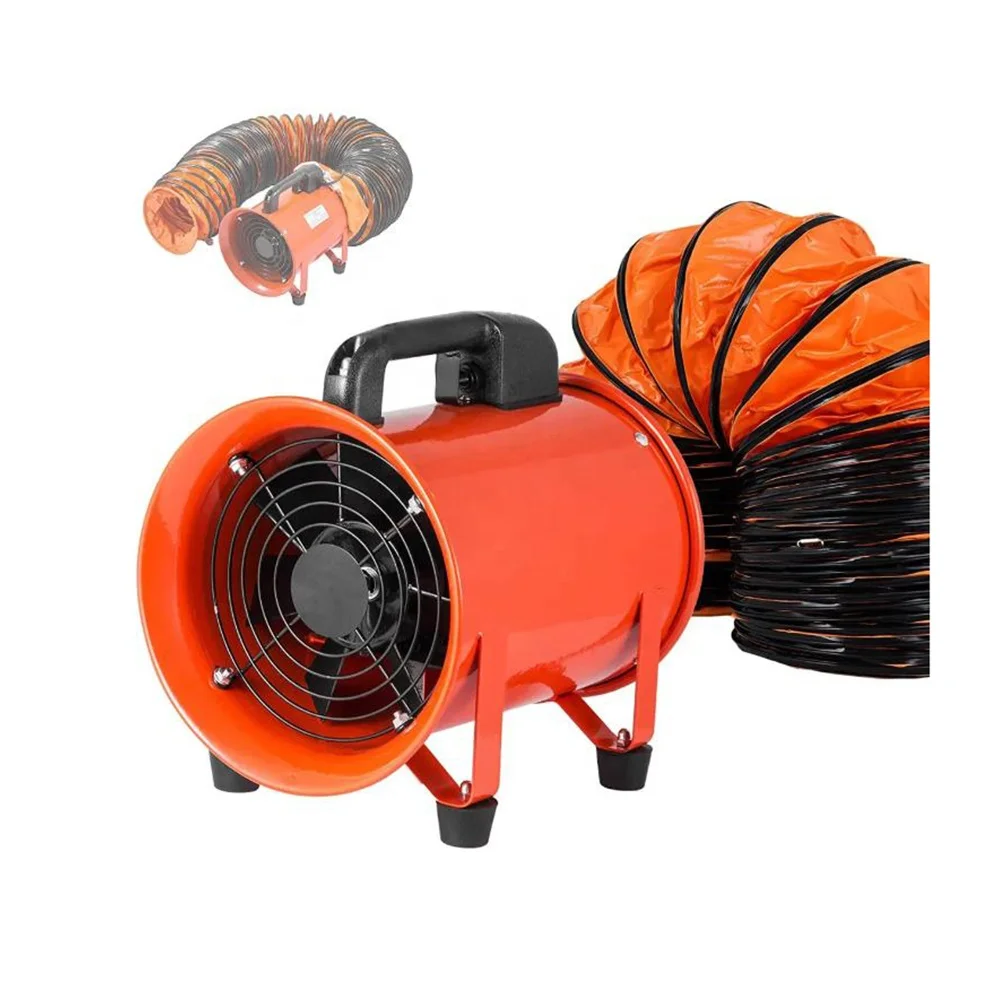 

Airtechz 8" 12" 14" 16" 18" 20" 24" Inch Industrial Air Extractor Portable Fan Blower With 5m Duct Hose Ventilators
