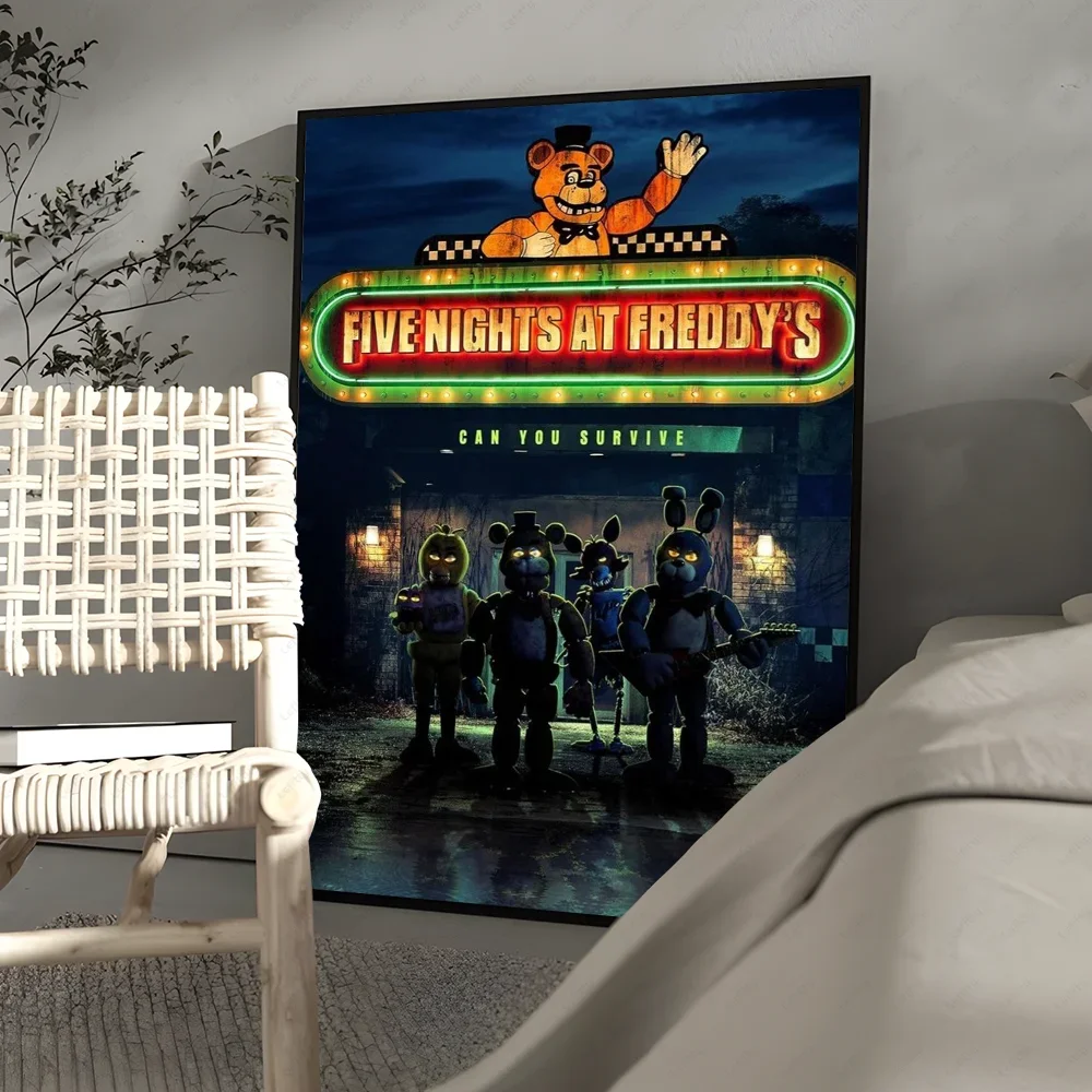 Fnaf Five-Nights-At-Freddys klassisches Poster, Wandkunstdruck, geeignet für Wohnzimmer, Schlafzimmer, Bar, Salon, Heimdekoration, Geschenk – Detail 10