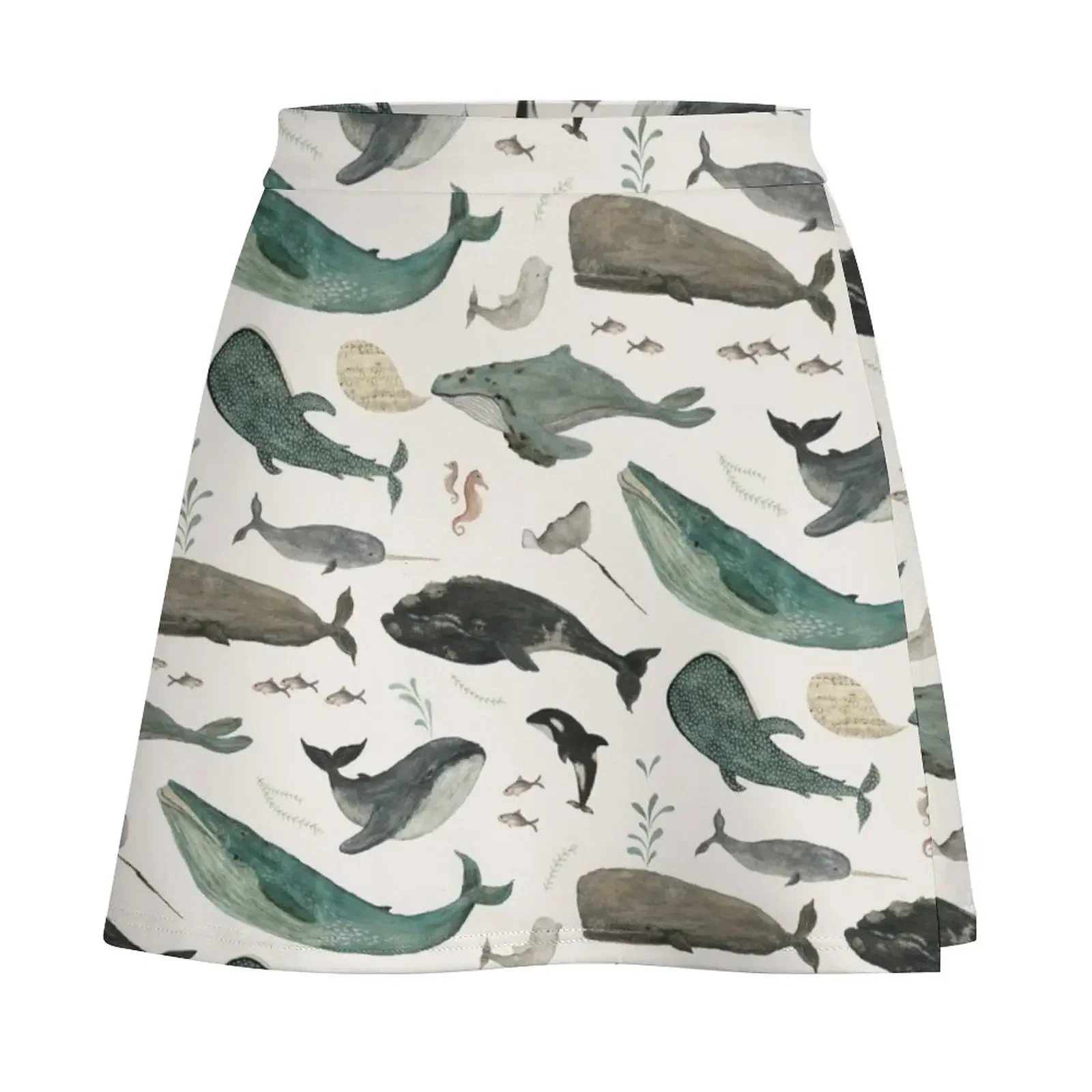 Whale Song Mini Skirt Short women′s skirts skirt women women clothing 2024 new arrivals