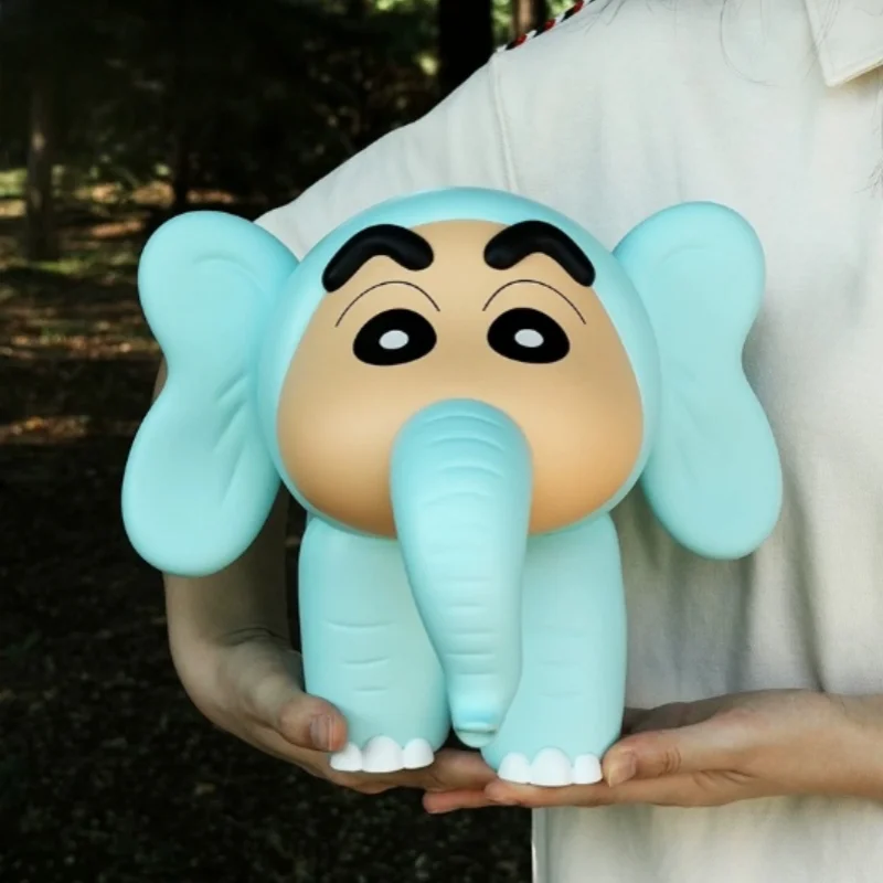 52 juguetes Crayon Shin chan elefante hecho a mano figura de acción de Anime muñeca de juguete decoración de escritorio para el hogar regalos del Festival del novio