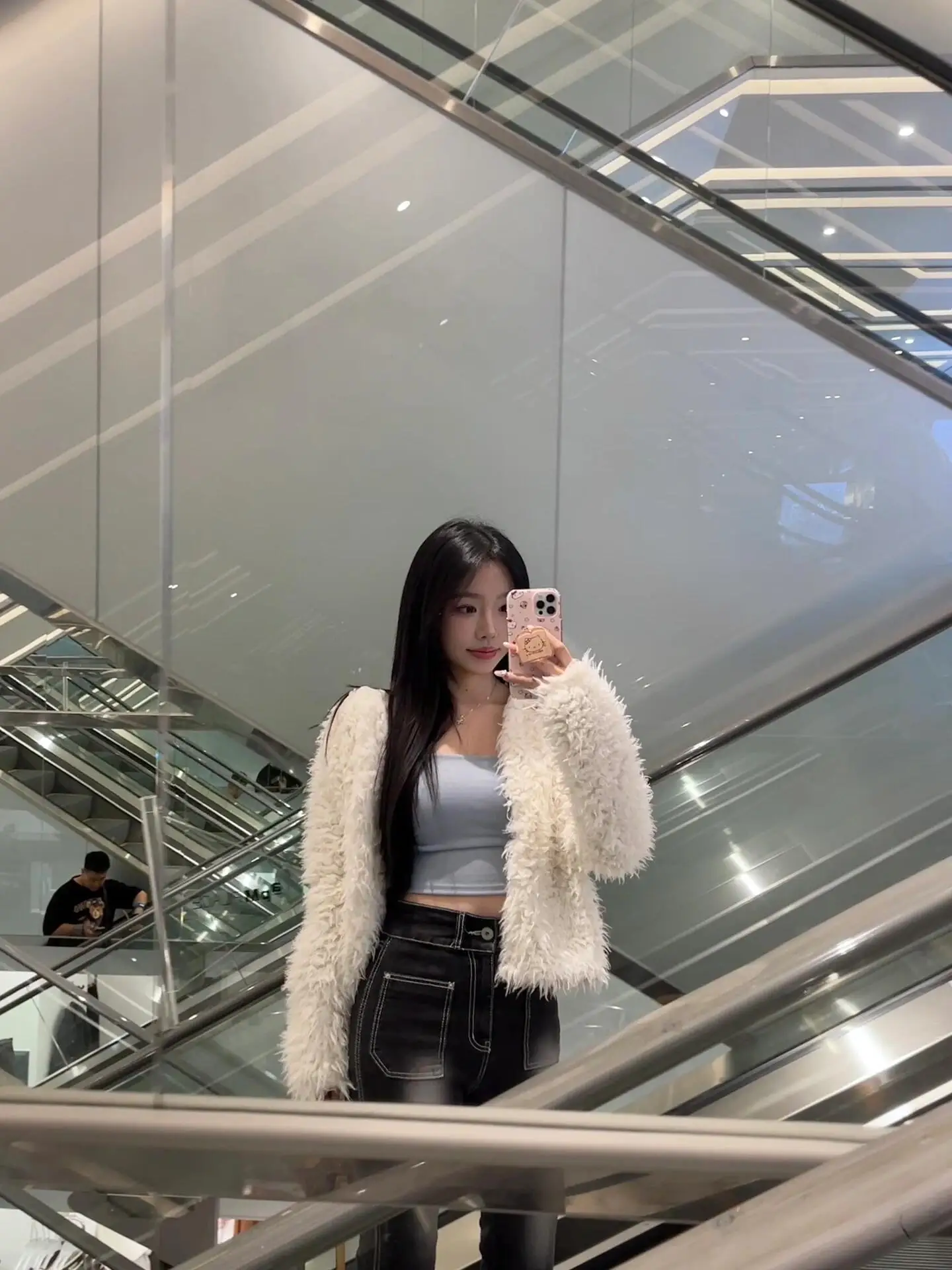 

Джинсы-клеш с высокой талией для женщин, облегающие, моделирующие фигуру, с карманами, из высокоэластичного хлопкового стрейч-денима, черные, серые