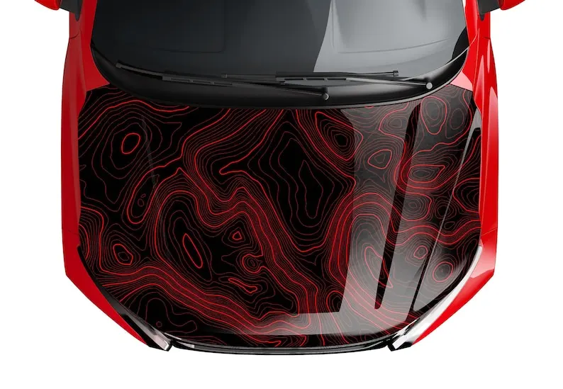 izable Topographic Hood Wrap Vinyl (52