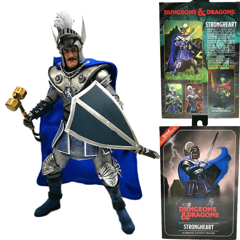 

Оптовая продажа NECA Dungeons Dragons - Ultimate Strongheart 7-дюймовая фигурка Фортес Рыцарь Модель Игрушки Хэллоуин