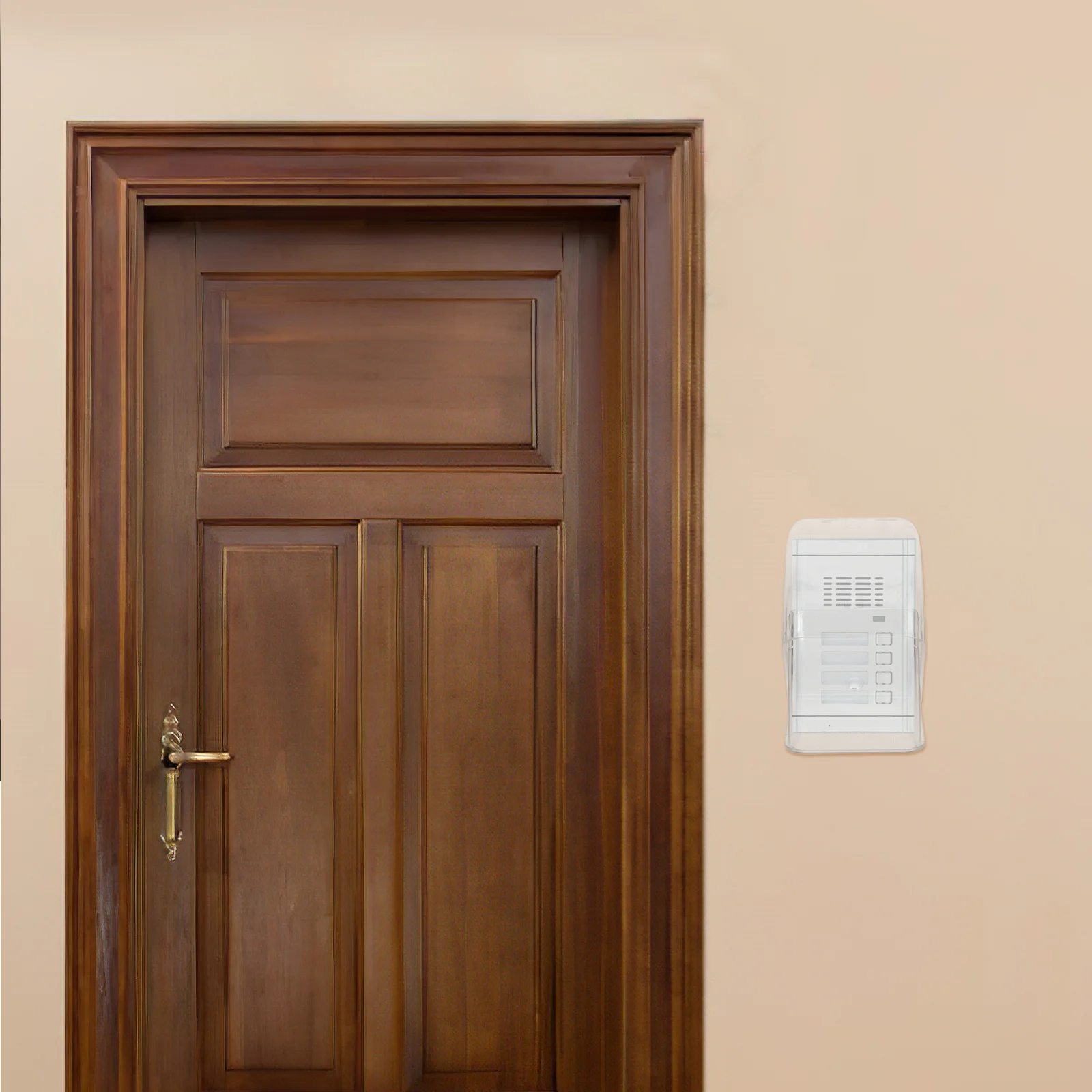 Waterproof Elastic Cover Transparent Doorbell Protector Rainproof Control Shield Doorbell Rain Cover