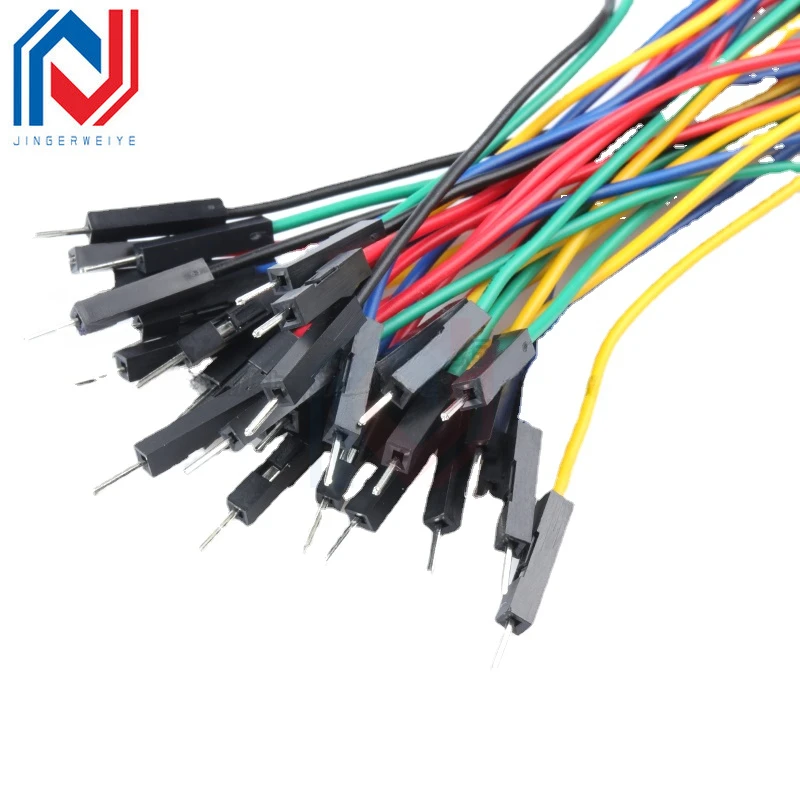 10pcs Breadboard Dupont Cable For Arduino Line 2.54mm Male Female Dupont Jumper Wire 26AWG Cable DIY Electronic 1P Connector