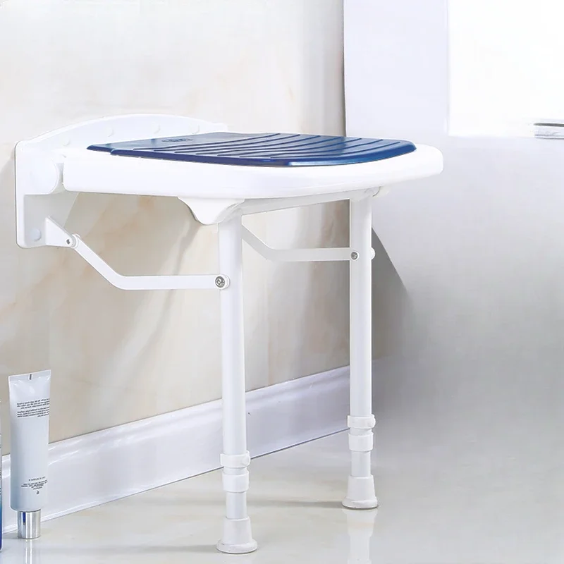 

Elderly wall chair bath chair shower seat bathroom folding stool elderly toilet