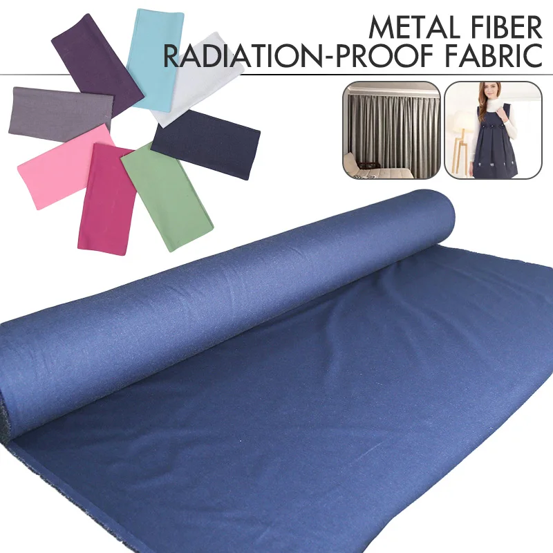 1/2/3 M Metal Fiber EMF RFID Blocking Radiation Protection Fabric Conductive Fabric Electromagnetic Shielding Signal Fabric