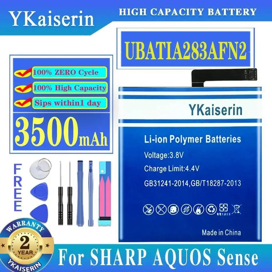 

3500Mah Mobile Phone Battery For Sharp Aquos Sense UBATIA283AFN2 Reliable Replacement