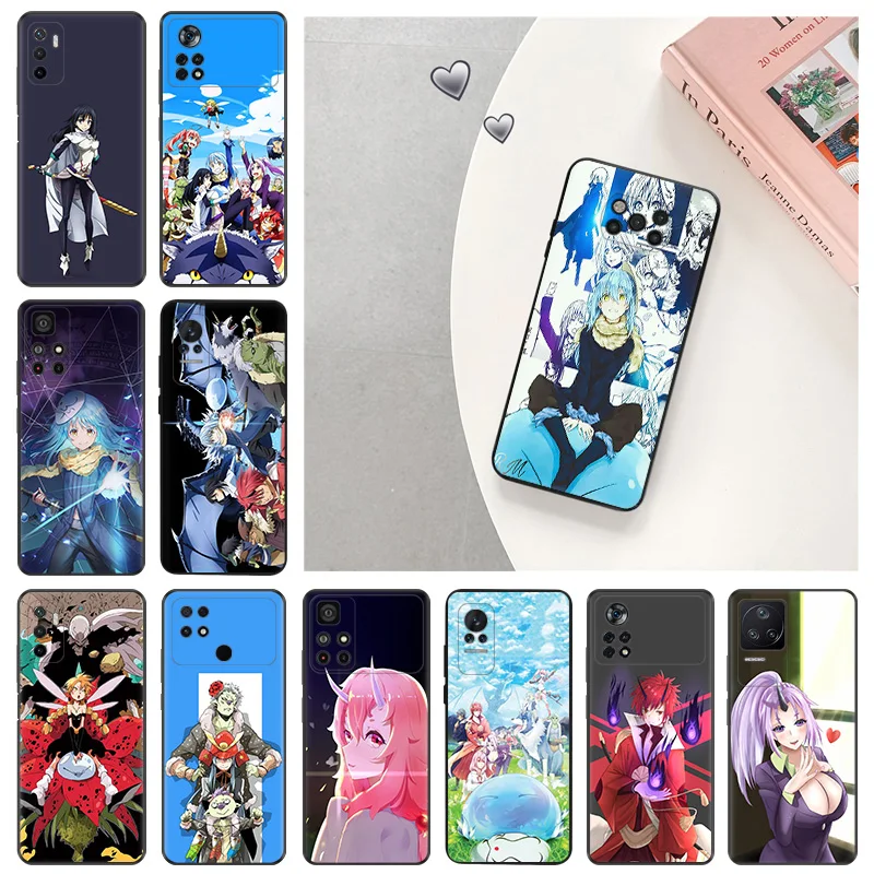 Soft Phone Case for Xiaomi Poco F5 X3 X4 X5 F3 F4 F1 M3 M4 M5 M5s C61 14 Pro Redmi A3 That Time I Got Reincarnated as a Slime