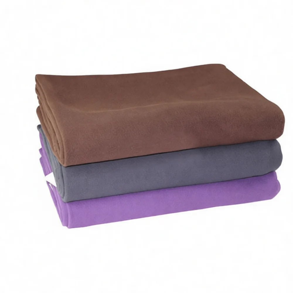 Portable Iyengar Yoga Blanket Meditation Warm Support Mat Non Slip Double Sided Thick Fleece Exercise Equipment 200x150cm